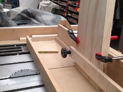 these are sides clamped in place on the jig